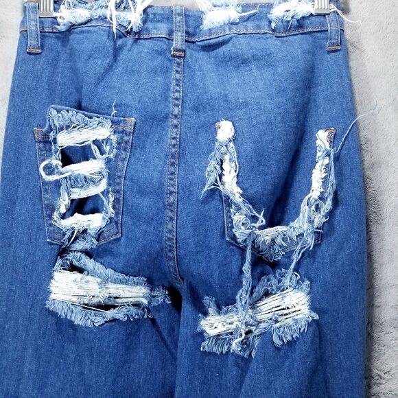 Ap Blue Jeans Women's 11 (30) Blue Distressed - Picture 7 of 12